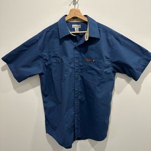 Mens Carhart Short Sleeve Dress Shirt XL